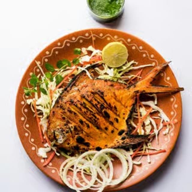 Pan Fried Pomfret.