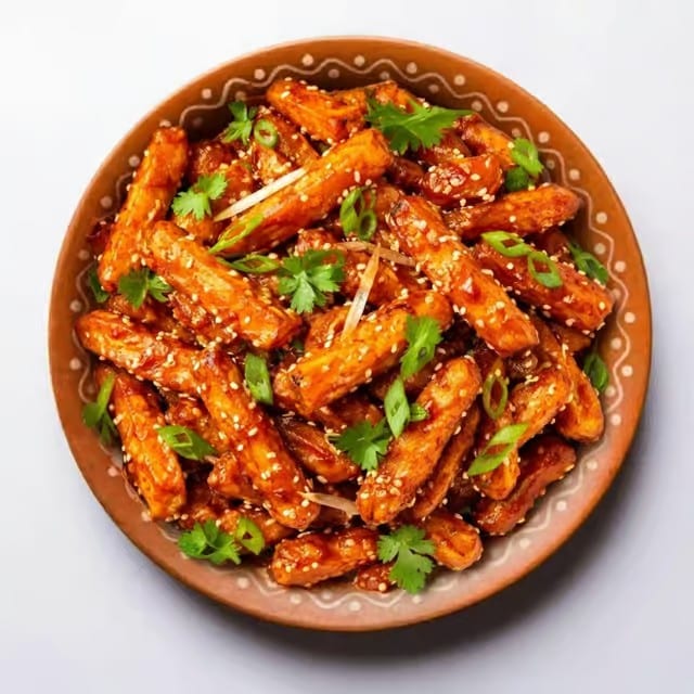 Sweet Chili Potatoes.